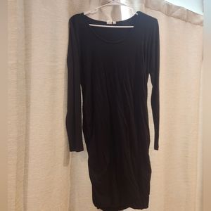 GAP Black Long Sleeve Dress